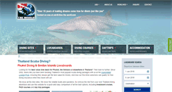 Desktop Screenshot of divetheworldthailand.com